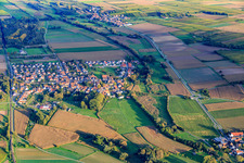 Village view from the west in Barbelroth in the state Rhineland-Palatinate, Germany