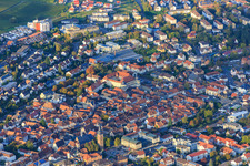 Castle with King's Street in Bad Bergzabern in the state Rhineland-Palatinate, Germany