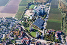 Hospital grounds of the Clinic Klinikum Worms gGmbH in Worms in the state Rhineland-Palatinate, Germany
