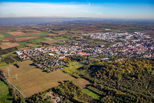 From the northwest in Grünstadt in the state Rhineland-Palatinate, Germany