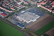 Globe in the district Bobenheim in Bobenheim-Roxheim in the state Rhineland-Palatinate, Germany