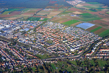 Rosenstock district in Lampertheim in the state Hesse, Germany