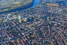 Wormser Straße to Althrein in Lampertheim in the state Hesse, Germany