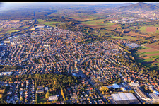 City view from the south in Lorsch in the state Hesse, Germany