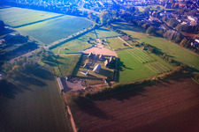 Open-air laboratory Lauresham Celtic adventure village at the monastery in Lorsch in the state Hesse, Germany