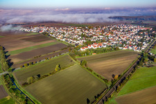 District Bobstadt in Bürstadt in the state Hesse, Germany