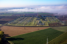 Amprion substation in the district Rosengarten in Lampertheim in the state Hesse, Germany