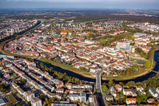 Bridge of the B36 over the Murg Ost in Rastatt in the state Baden-Wuerttemberg, Germany