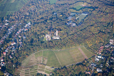 District Durlach in Karlsruhe in the state Baden-Wuerttemberg, Germany out of the air