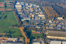 Industrial area Greschbachstr / An d. Roßweid in the district Grötzingen in Karlsruhe in the state Baden-Wuerttemberg, Germany