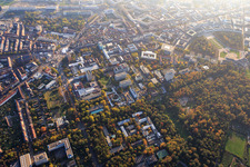 South Campus of the Karlsruhe Institute of Technology (KIT) from the north in the district Innenstadt-Ost in Karlsruhe in the state Baden-Wuerttemberg, Germany