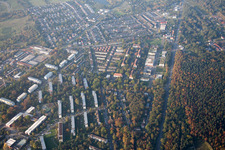 District Nordstadt in Karlsruhe in the state Baden-Wuerttemberg, Germany