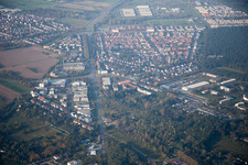 Linkenheimer Landstr in the district Neureut in Karlsruhe in the state Baden-Wuerttemberg, Germany
