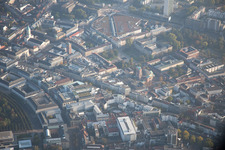 Friedrichsplatz in the district Innenstadt-West in Karlsruhe in the state Baden-Wuerttemberg, Germany
