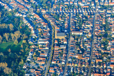 Evangelical Church Neureut North in the district Neureut in Karlsruhe in the state Baden-Wuerttemberg, Germany