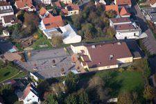 Hatten in the state Bas-Rhin, France seen from above