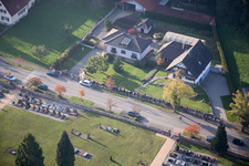 Niederrœdern in the state Bas-Rhin, France from the plane