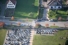 Drone recording of Niederrœdern in the state Bas-Rhin, France