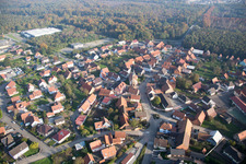 Schaffhouse-près-Seltz in the state Bas-Rhin, France out of the air