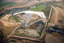 Schaffhouse-près-Seltz in the state Bas-Rhin, France viewn from the air