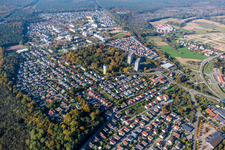 Settlement area in the district Dorschberg in Woerth am Rhein in the state Rhineland-Palatinate, Germany