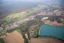 Lauterbourg in the state Bas-Rhin, France out of the air