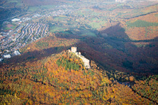 Castle of the fortress Burg Trifels in Annweiler am Trifels in the state Rhineland-Palatinate