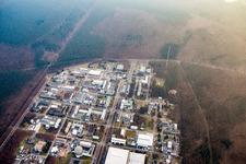 KIK Campus North in the district Leopoldshafen in Eggenstein-Leopoldshafen in the state Baden-Wuerttemberg, Germany out of the air