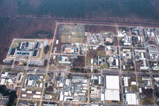 KIK Campus North in the district Leopoldshafen in Eggenstein-Leopoldshafen in the state Baden-Wuerttemberg, Germany out of the air