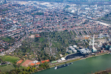 District Neckarau in Mannheim in the state Baden-Wuerttemberg, Germany