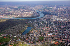 District Almenhof in Mannheim in the state Baden-Wuerttemberg, Germany