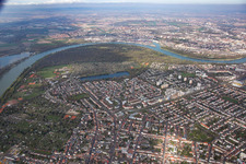 District Niederfeld in Mannheim in the state Baden-Wuerttemberg, Germany
