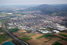 Aerial view of Bensheim in the state Hesse, Germany