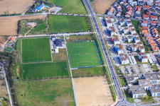 Sports park of SSG Bensheim Hockey and FC Italia Bensheim eV in Bensheim in the state Hesse, Germany