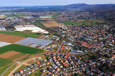 Platanenallee new development area in Zwingenberg in the state Hesse, Germany