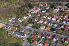 Schlesierstraße, Rheinstr in the district Sandwiese in Alsbach-Hähnlein in the state Hesse, Germany