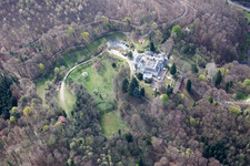 Aerial view of Seeheim-Jugenheim in the state Hesse, Germany