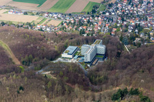 Aerial photograpy of Lufthansa Seeheim GmbH in Seeheim-Jugenheim in the state Hesse, Germany