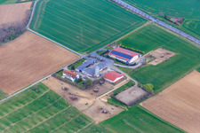 Roßberghof farmstead in Roßdorf in the state Hesse, Germany