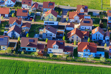 Oblique view of Maple Trail in Steinweiler in the state Rhineland-Palatinate, Germany