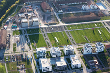 Construction of Exhibition grounds of the Landesgartenschau 2015 in Landau in der Pfalz in the state Rhineland-Palatinate, Germany