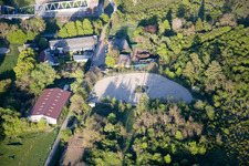 Oblique view of State Garden Show 2015 in Landau in der Pfalz in the state Rhineland-Palatinate, Germany