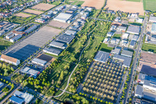 Exhibition grounds of the Landesgartenschau 2015 in Landau in der Pfalz in the state Rhineland-Palatinate, Germany