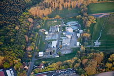 Sewage works Basin and purification steps for waste water treatment in the district Lachen-Speyerdorf in Neustadt an der Weinstrasse in the state Rhineland-Palatinate, Germany