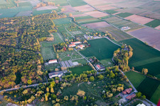 Aerial view of Campus Lachen Deaconesses in the district Speyerdorf in Neustadt an der Weinstraße in the state Rhineland-Palatinate, Germany