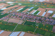 View of the village at Triefenbach from the north in Böbingen in the state Rhineland-Palatinate, Germany