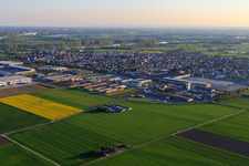 Railway Street Industrial Estate in Biebesheim am Rhein in the state Hesse, Germany