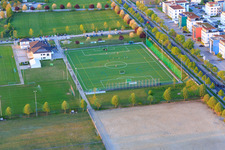 Sports field of the SSG Bensheim Hockey in Bensheim in the state Hesse, Germany