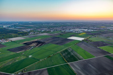 From the northeast in Bürstadt in the state Hesse, Germany