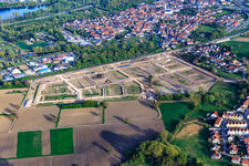 New development area Paul-Klee-Ring in Wörth am Rhein in the state Rhineland-Palatinate, Germany